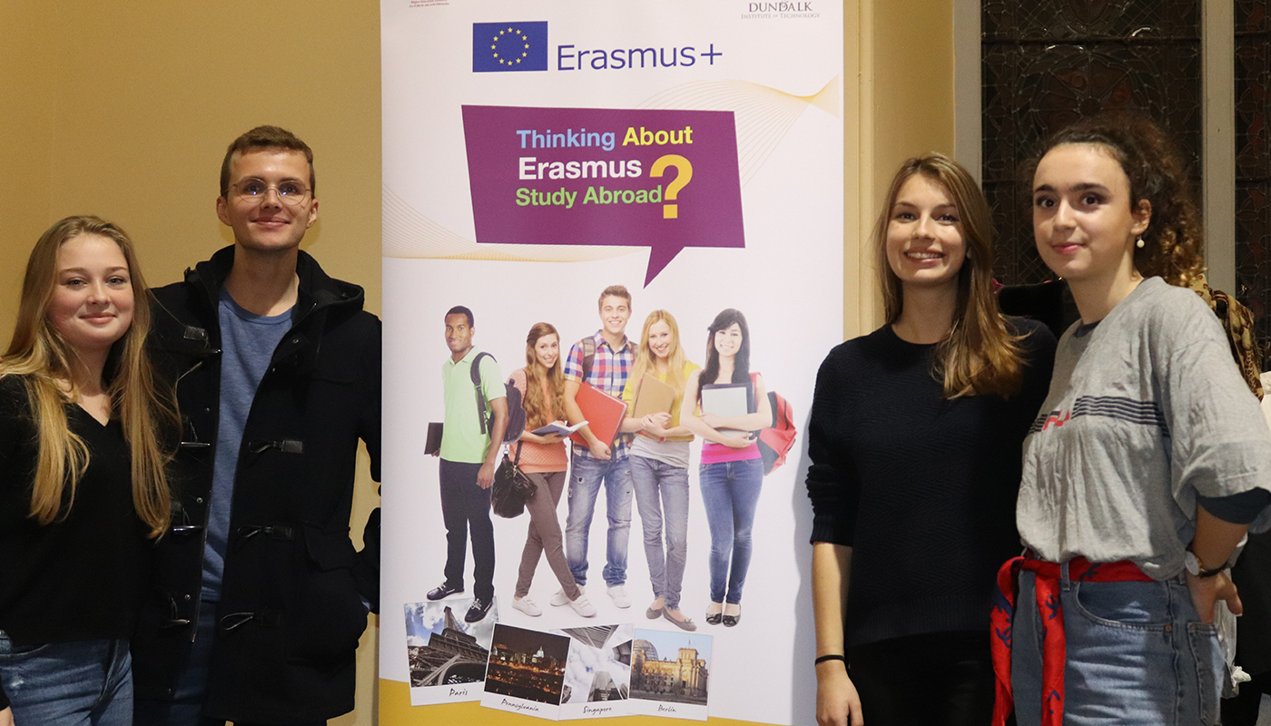 DkIT Erasmus and International students celebrate International Erasmus Day
